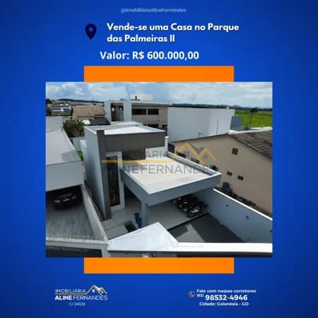 Casa em Goianésia - Residencial Parque das Palmeiras II