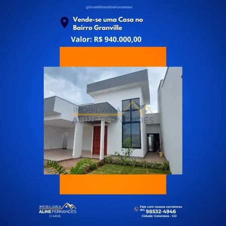 Casa em Goianésia - Residencial Granville