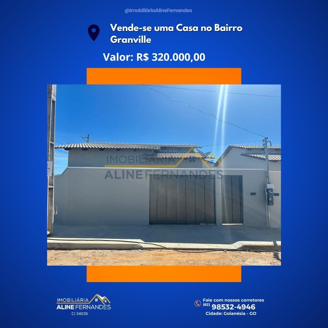 Casa em Goianésia - Residencial Granville