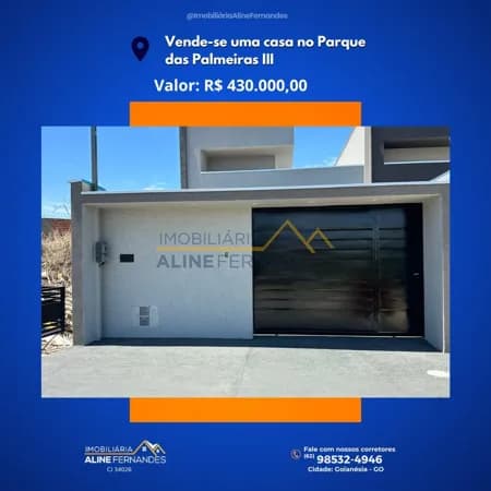 Casa em Goianésia - Residencial Parque das Palmeiras III