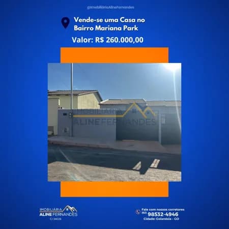 Casa em Goianésia - Residencial Mariana Park