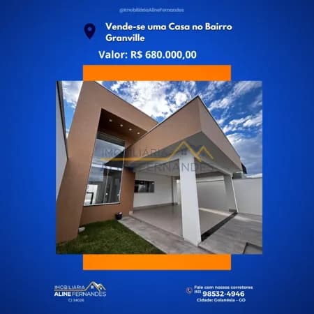 Casa em Goianésia - Residencial Granville