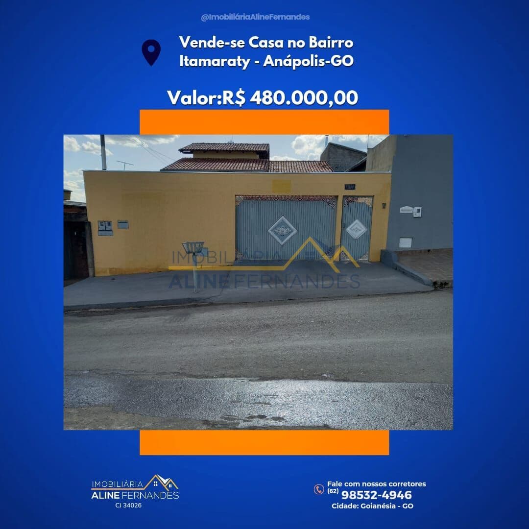 Casa em Anápolis - Itamaraty 2ª Etapa
