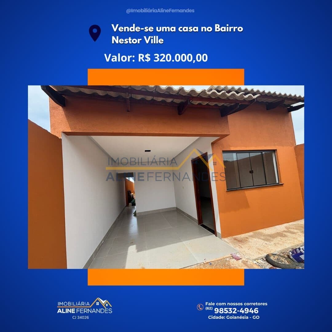 Casa em Goianésia - Residencial Nestor Ville