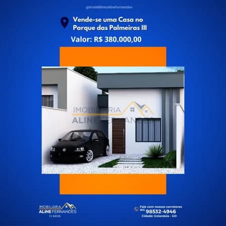 Casa em Goianésia - Residencial Parque das Palmeiras III