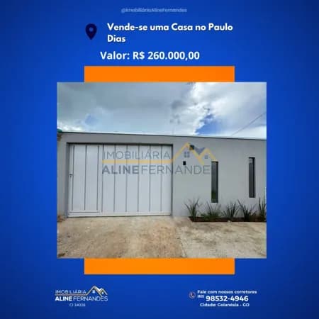 Casa em Goianésia - Residencial Paulo Dias