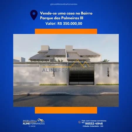 Casa em Goianésia - Residencial Parque das Palmeiras III