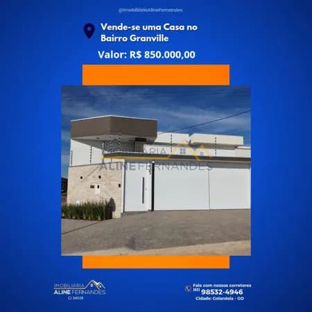 Casa em Goianésia - Residencial Granville