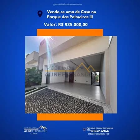 Casa em Goianésia - Residencial Parque das Palmeiras III