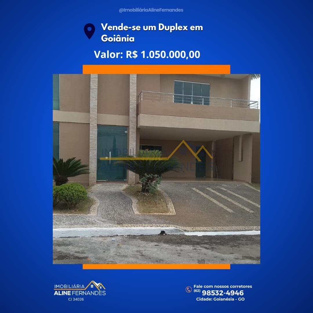 Sobrado em Goiânia - Fazenda São José - Residencial Celeste