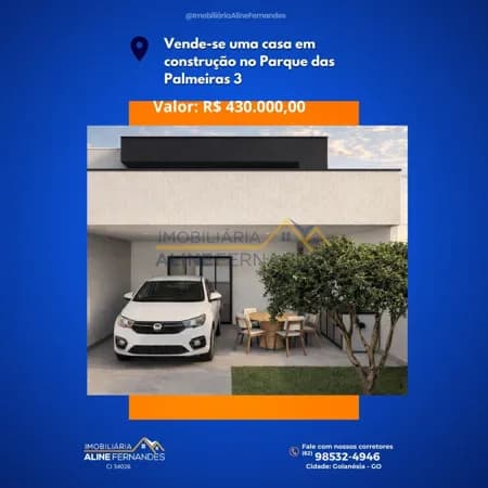 Casa em Goianésia - Residencial Parque das Palmeiras III