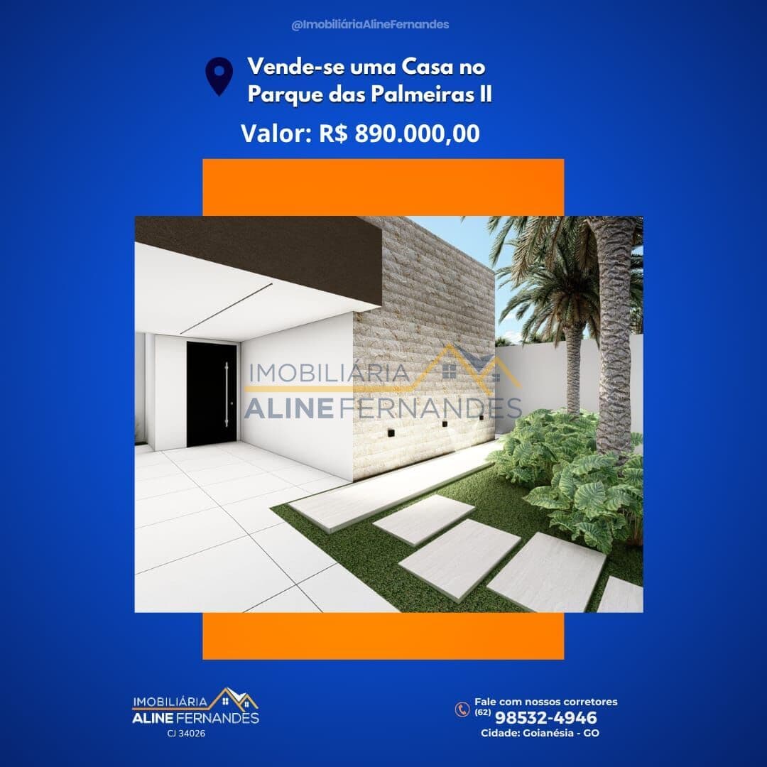 Casa em Goianésia - Residencial Parque das Palmeiras II