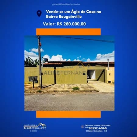Casa em Goianésia - Residencial Bougainville