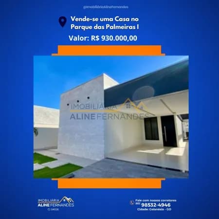 Casa em Goianésia - Residencial Parque das Palmeiras