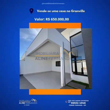 Casa em Goianésia - Residencial Granville