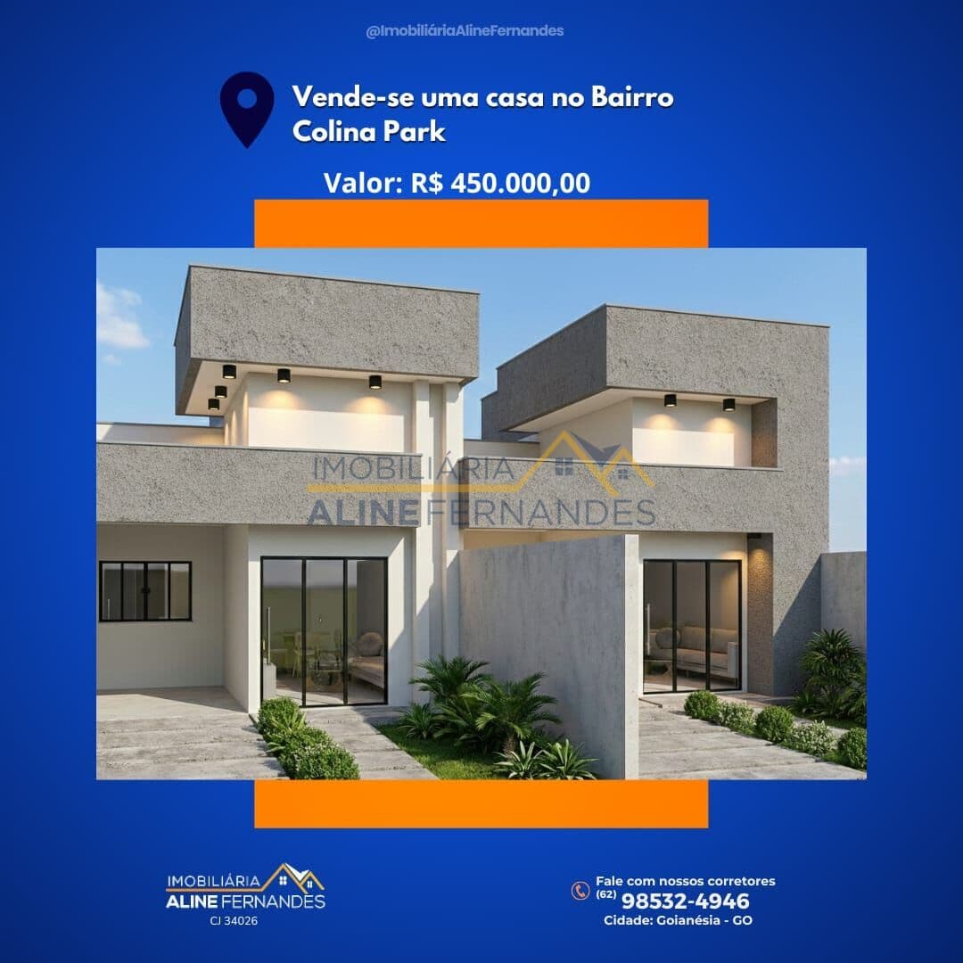 Casa em Goianésia - Colina Park Residencial