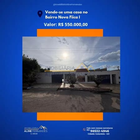 Casa em Goianésia - Nova Fiica