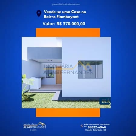 Casa em Goianésia - Residencial Flamboyant