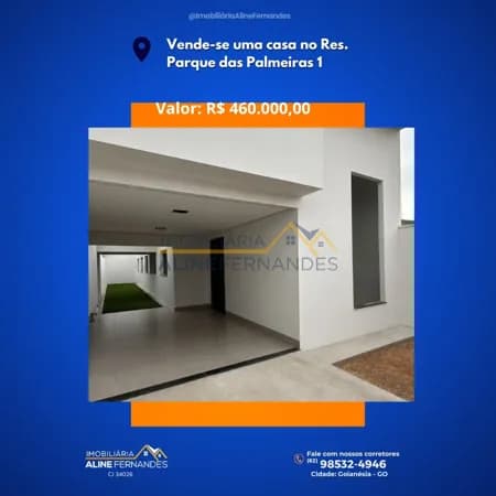 Casa em Goianésia - Residencial Parque das Palmeiras
