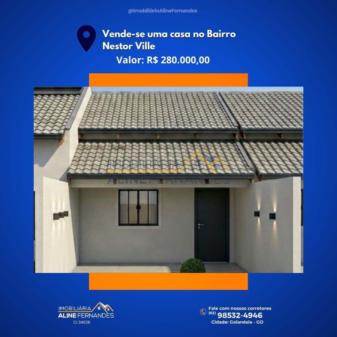 Casa em Goianésia - Residencial Nestor Ville