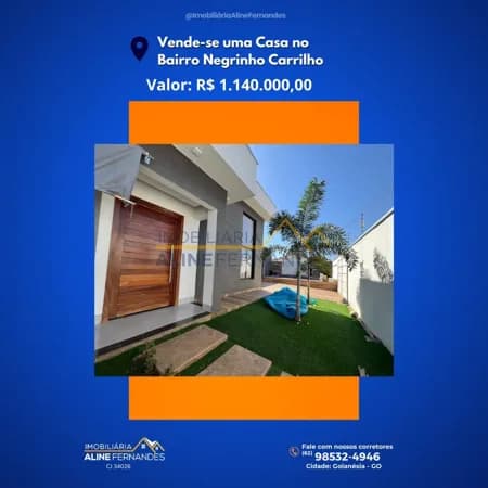 Casa em Goianésia - Setor Negrinho Carrilho