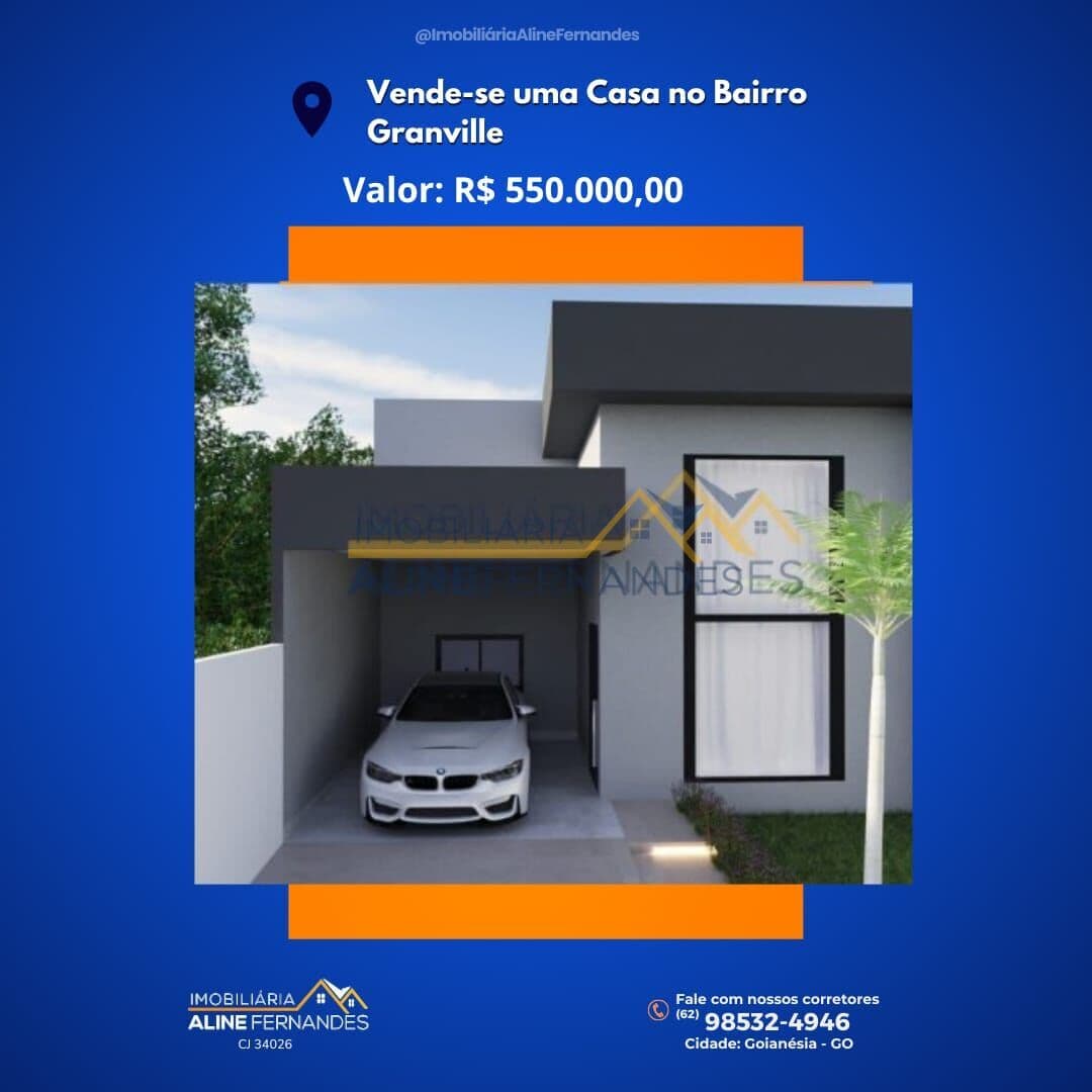Casa em Goianésia - Residencial Granville