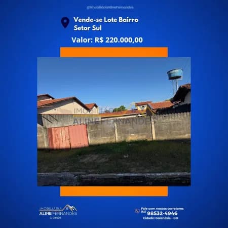 Lote/Terreno em Goianésia - Setor Sul