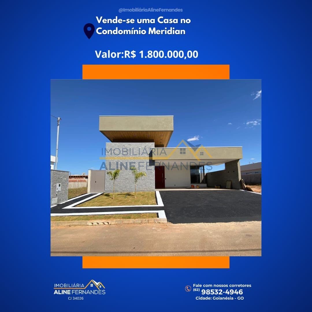 Casa em Goianésia - Condomínio Meridian