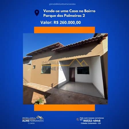 Casa em Goianésia - Residencial Parque das Palmeiras II