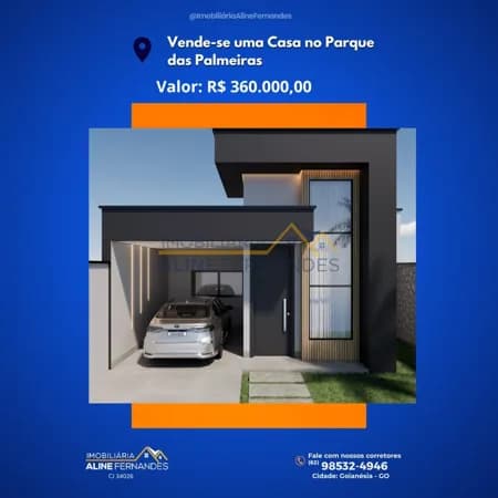 Casa em Goianésia - Residencial Parque das Palmeiras