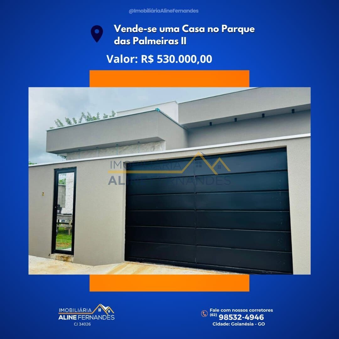 Casa em Goianésia - Residencial Parque das Palmeiras II