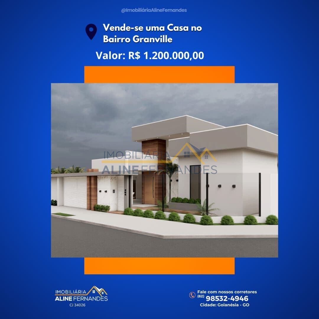 Casa em Goianésia - Residencial Granville