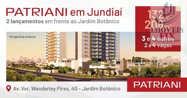 Apartamento à venda no bairro Ponte de Campinas em Jundiaí/SP