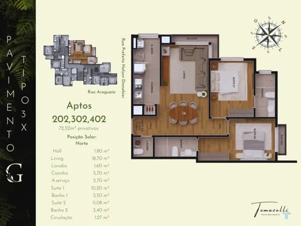 Apartamento em Piratini, Gramado/RS