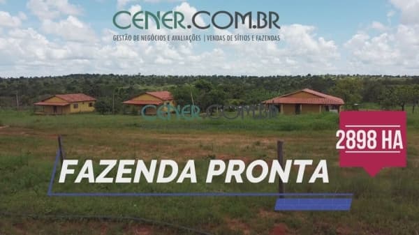 Excelente Fazenda de 2.898 ha Pronta para pecuária em Buritizeiro MG