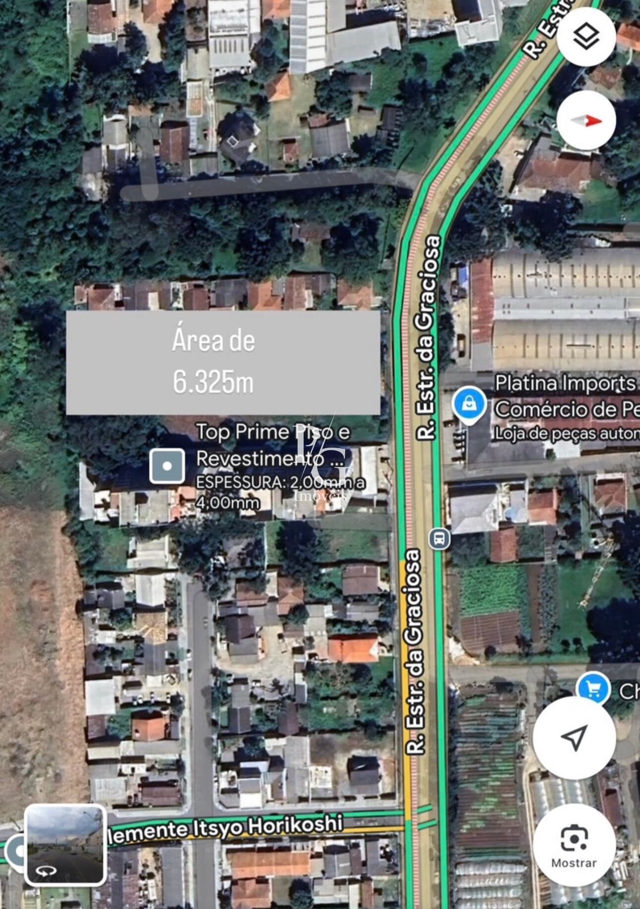 Área Residencial/Comercial com 6.325m - Proximo ao CT do Coritiba Foot Ball Club