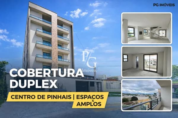 Cobertura Duplex no Centro de Pinhais com 163m² Ampla, Moderna e Bem Localizada