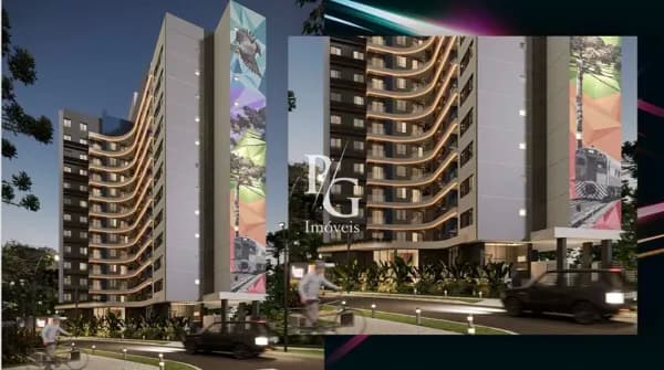 Studio 30m² com sacada – Um espaço compacto, moderno e com tudo o que você precisa! Apenas 200m do Macdonald ´s e Próximo ao Expotrade Convention