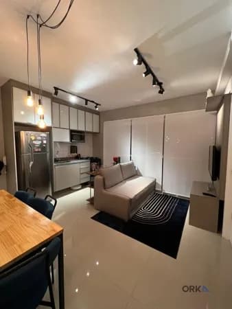 Lindo Apartamento Mobiliado com 47m² - 2 Dormitórios, varanda e 1 vaga a 5 min do Shopping Anália Franco
