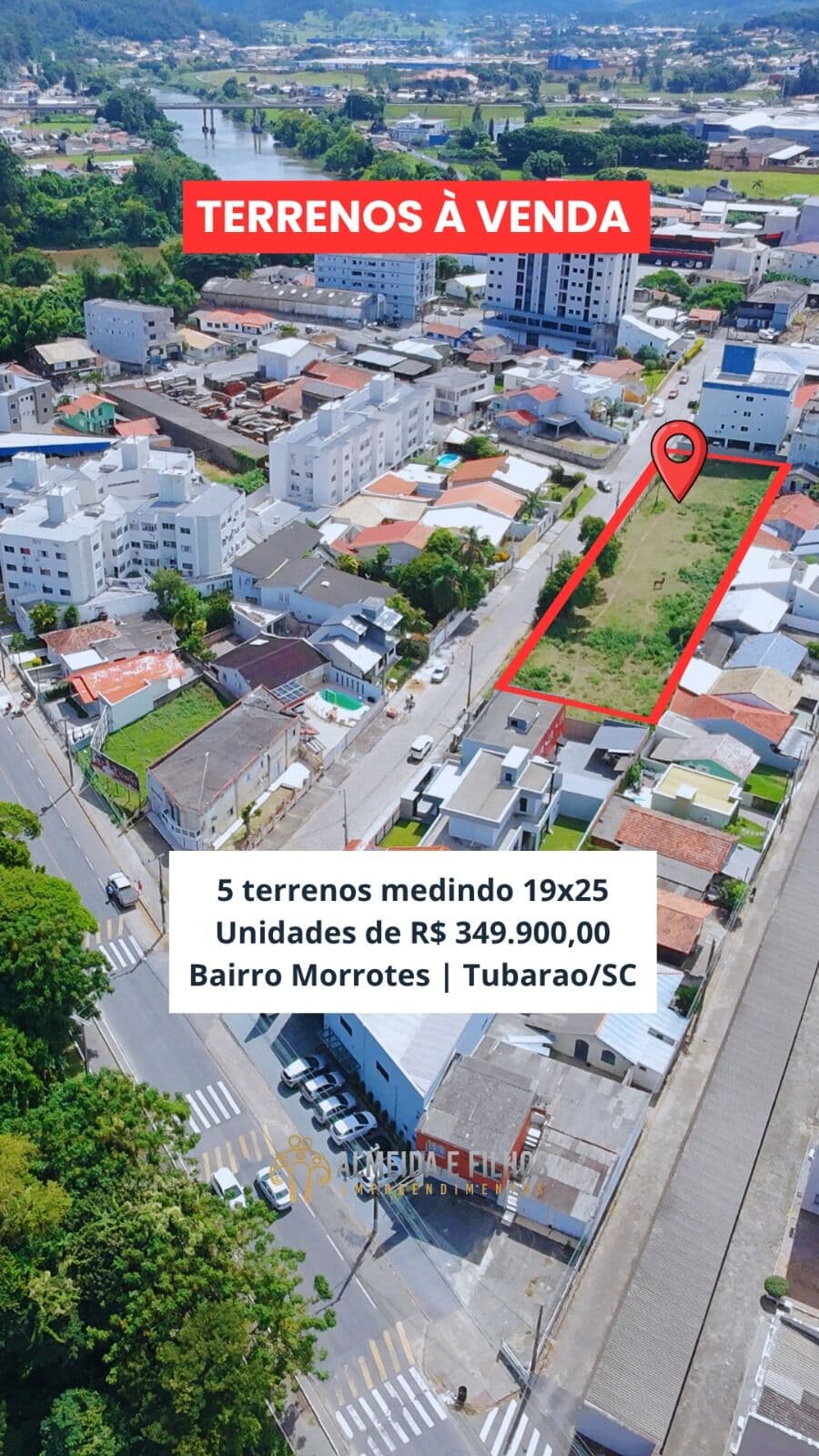 Lote/Terreno em Tubarão - Morrotes