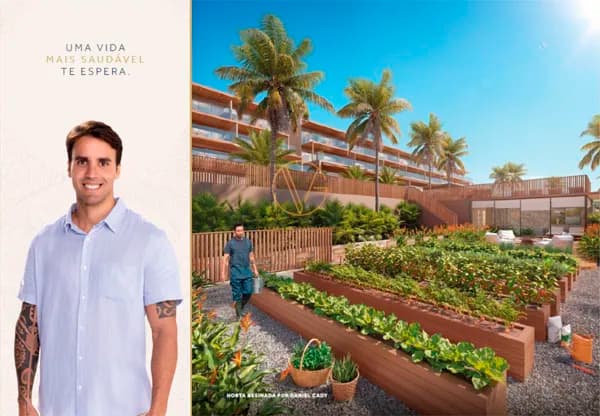 Maui Imbassaí: Apartamentos de 2 e 3 suítes de Alto Padrão com Horta de Daniel Cady