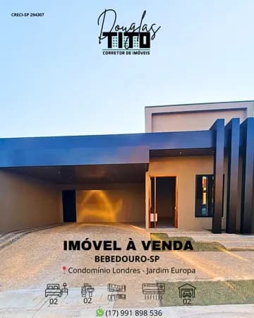 Casa em Bebedouro - Jardim Europa