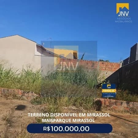 Lote/Terreno em Mirassol - Residencial Mais Parque