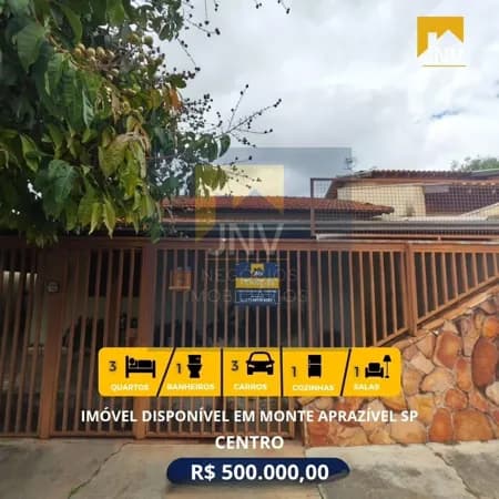 Casa em Monte Aprazível - Centro