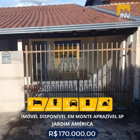 Casa em Monte Aprazível - Centro