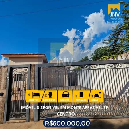 Casa em Monte Aprazível - Centro