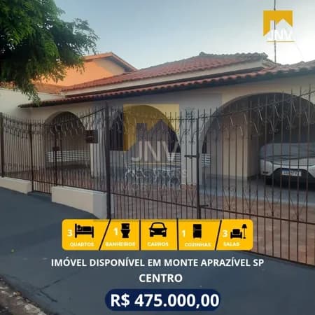 Casa em Monte Aprazível - Centro
