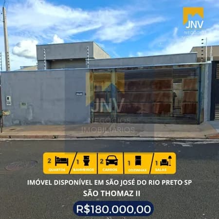 Casa em São José do Rio Preto - Residencial São Thomaz II