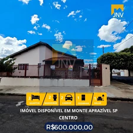 Casa em Monte Aprazível - Centro