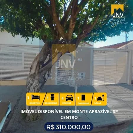 Casa em Monte Aprazível - Centro